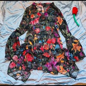 Multi color cover net with long sleeves